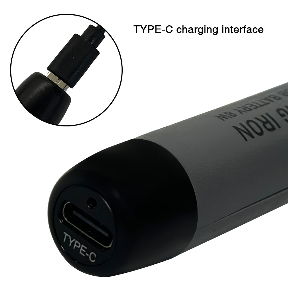 Portable USB Soldering Iron Kit Mini Adjustable Temperature Iron With TypeC Interface 800mAh Batter 4
