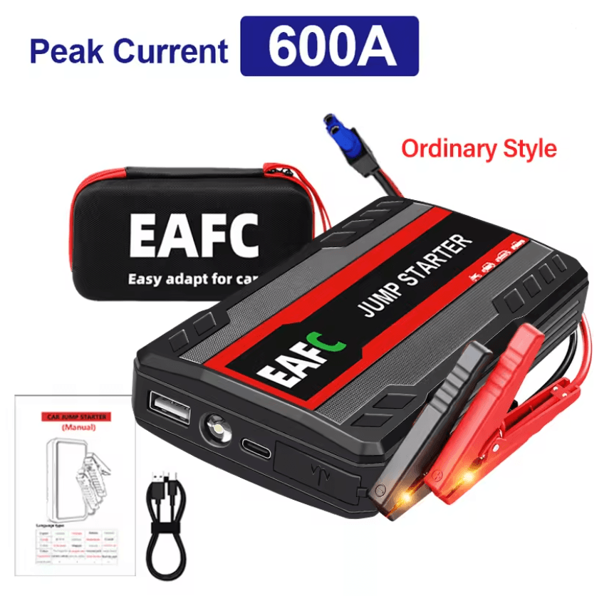 Portable Car Jump Starter 2000A Battery Booster With Power Bank And Emergency Charger 5