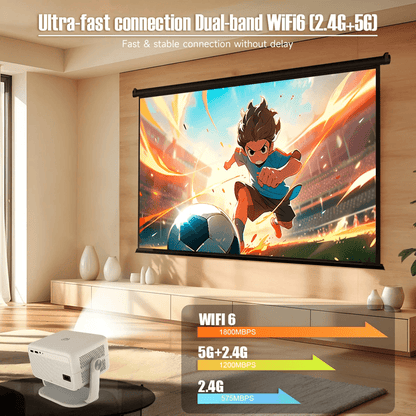 Magcubic 4K Projector Portable Native 1080P Home Theater With Auto Focus 3
