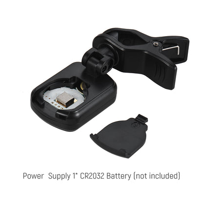 AT01A Guitar Tuner 360 Rotatable ClipOn Tuner With LCD Display For Chromatic Acoustic Electric Bass 1