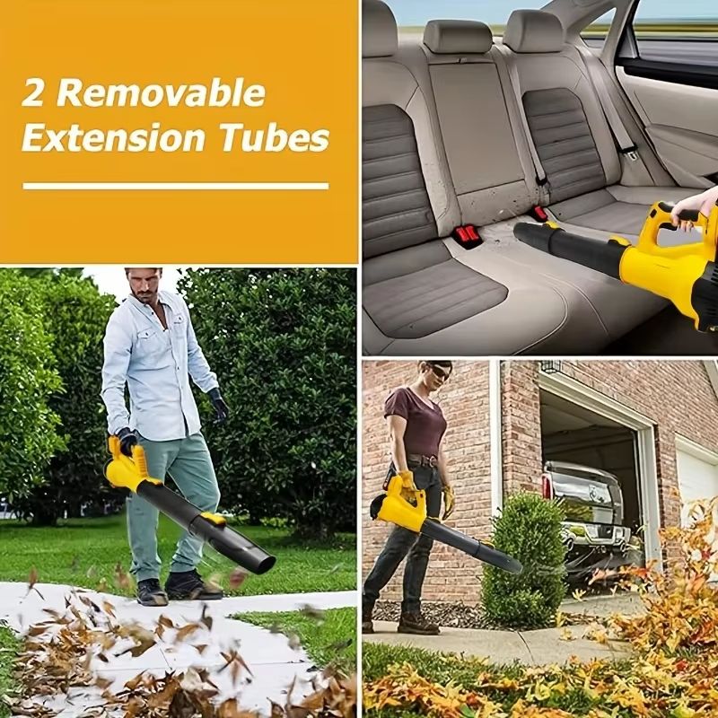 Cordless Leaf Blower  UltraHigh Power Garden Blower For Leaves Dust And Snow 4