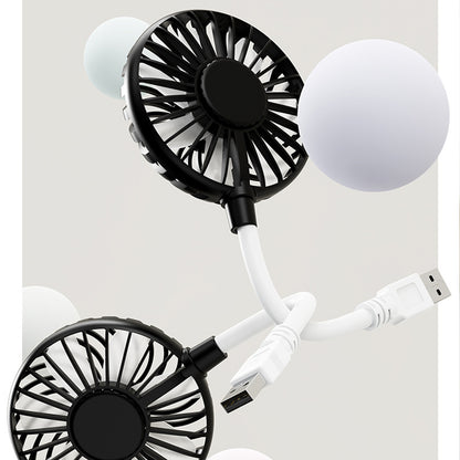 Title Option 2 BenefitFocused 3in1 Portable Handheld Fan With Power Bank Wireless USB Rechargeable  2