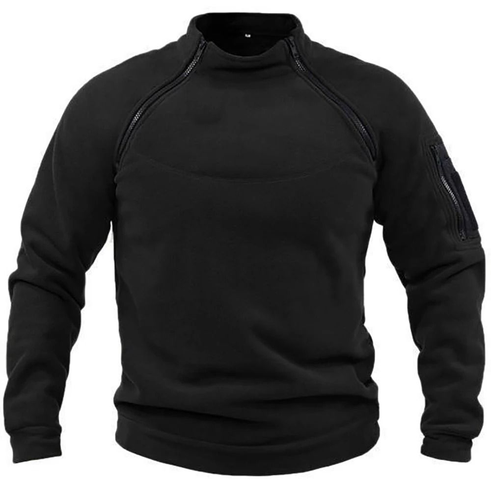 Men Tactical Outdoor Fleece Jacket With Thermal Lining 6
