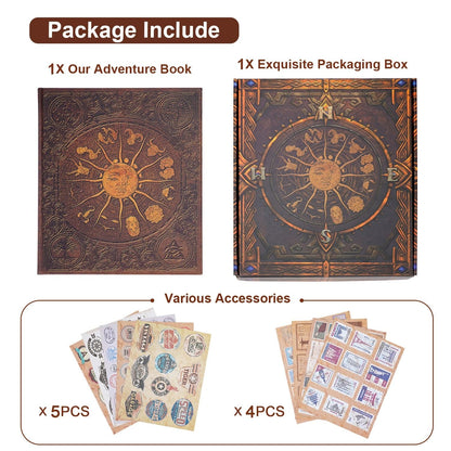 DIY Zodiac Scrapbook Photo Album 132 Page Witch Magic Castle Theme 1