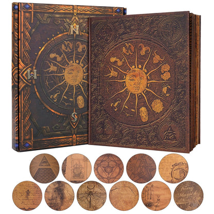DIY Zodiac Scrapbook Photo Album 132 Page Witch Magic Castle Theme 2