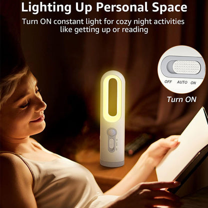 2 In 1 LED Portable Light Motion Sensor Flashlight Baby Feeding Lamp Bedroom Bathroom Camping Readi 4