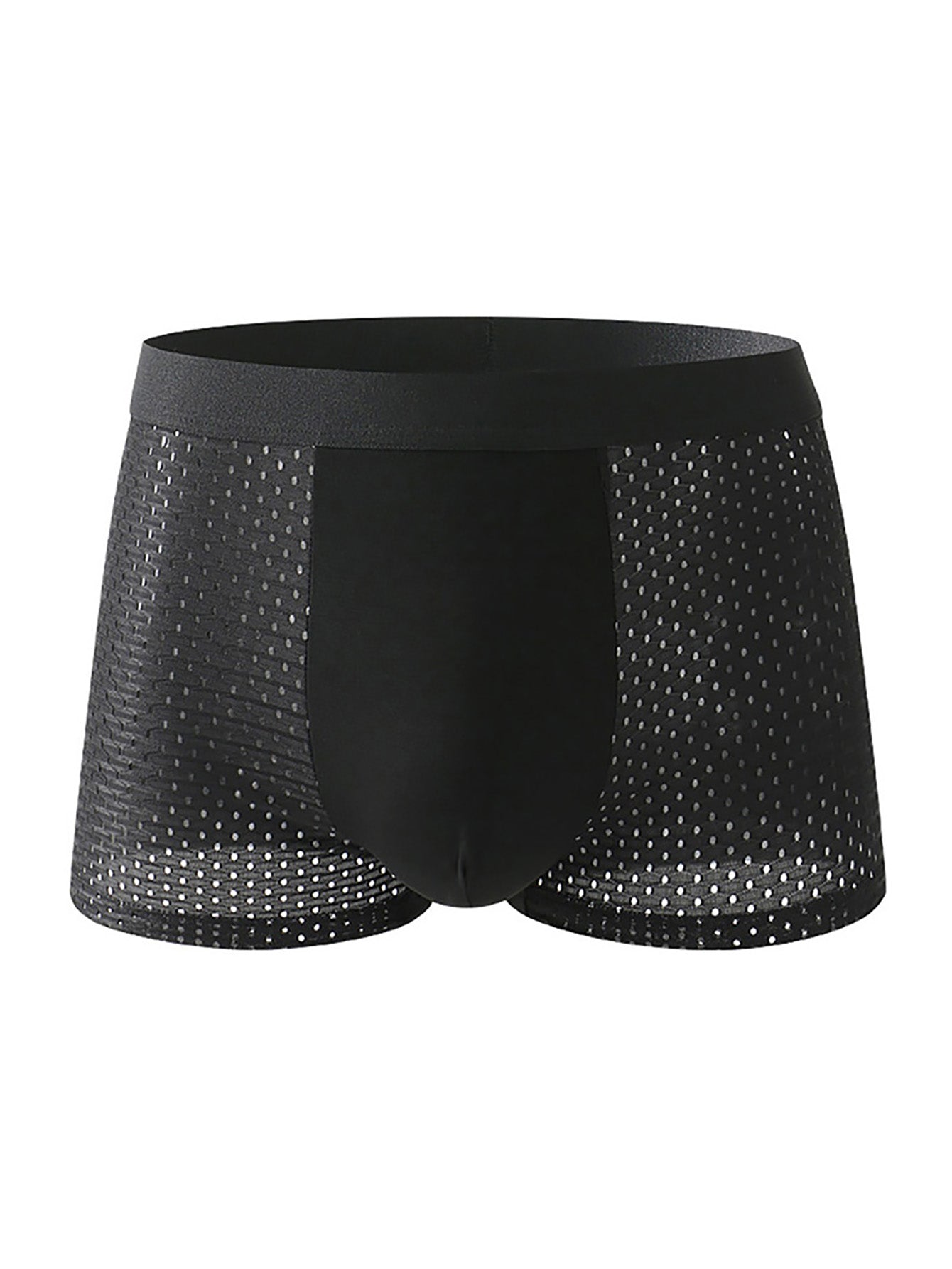 Mens 8-Pack Ice Silk Mesh Boxers, Breathable Cooling Underwear Multi Color, Lightweight Boxer Briefs for Daily Comfort