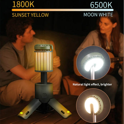 Folding Camping Light Portable Telescopic Lanterns Outdoor Waterproof Magnetic Lamp With Triangle S 1