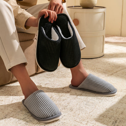 UltraSoft NonSlip Mens Slippers For Winter Warm Plush Indoor Home Shoes With Comfort Flat Heel Perf 4
