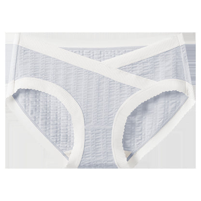 Traceless Ice Silk Pregnancy Panties Cotton Jacquard Mid Waist V Shaped Briefs Summer Maternity Bre 6