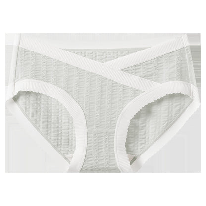 Traceless Ice Silk Pregnancy Panties Cotton Jacquard Mid Waist V Shaped Briefs Summer Maternity Bre 8