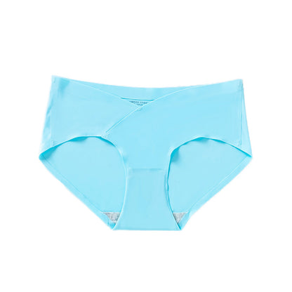 Seamless Women Maternity Panties For Pregnant Ice Silk Low Waist Pregnancy Briefs Summer Shorts Pan 1
