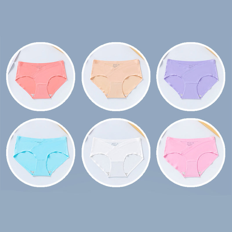 Seamless Women Maternity Panties For Pregnant Ice Silk Low Waist Pregnancy Briefs Summer Shorts Pan 5