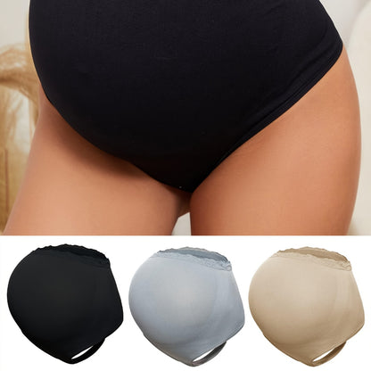 Seamless Maternity Shapewear Womens Belly Support Panties, High Waisted Pregnancy Body Shaper Underwear