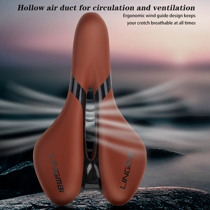 Comfort Bike Seat for Men & Women - Waterproof Bicycle Saddle with Soft Shock Absorbing for MTB, Mountain, Road Bike