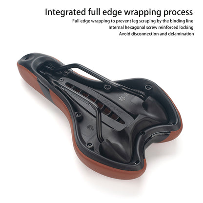 Comfort Bike Seat for Men & Women - Waterproof Bicycle Saddle with Soft Shock Absorbing for MTB, Mountain, Road Bike