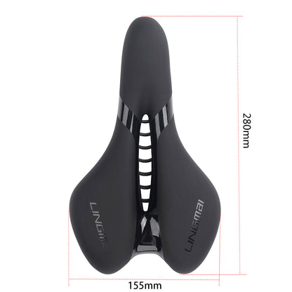 Comfort Bike Seat for Men & Women - Waterproof Bicycle Saddle with Soft Shock Absorbing for MTB, Mountain, Road Bike