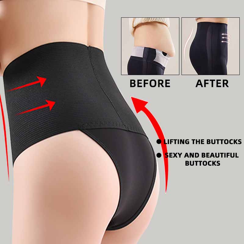High Waist Elastic Underwear For Pregnant Women Postpartum Shaping Belly Tightening Hip Lifting Sea 1