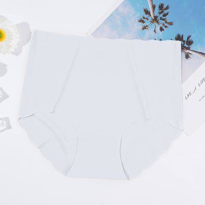 Maternity Seamless Comfortable Panties High Waist Ultra Thin Breathable Pants Sexy Solid Color Ruff 5