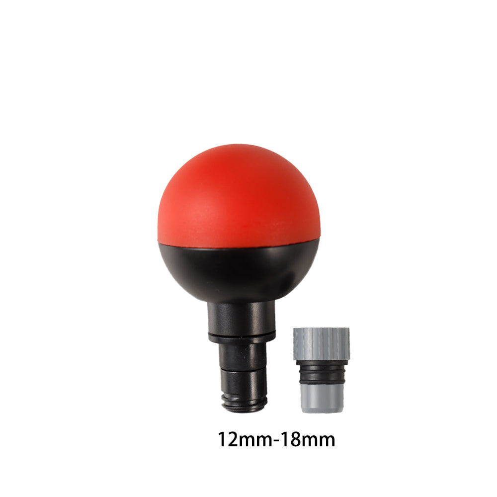 Deep Tissue Muscle Relaxation with Universal Silicone Soft Head, Caliber-Compatible Fascia Gun Massage Head Accessory