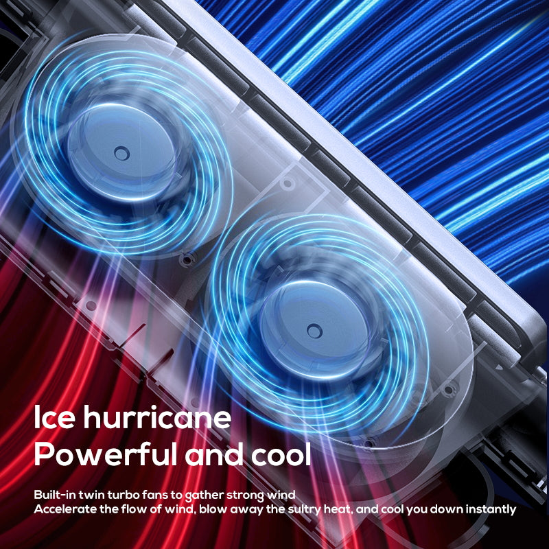 3-Speed Adjustable Car Headrest Cooling Air Fan, Rear Seat Cooler with Quiet, Summer Car Accessories Ultimate Comfort