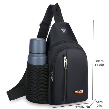 New Casual Breast Bag Multifunctional Large Capacity Travel Crossbody Bag Fashion Shoulder Bag For  1
