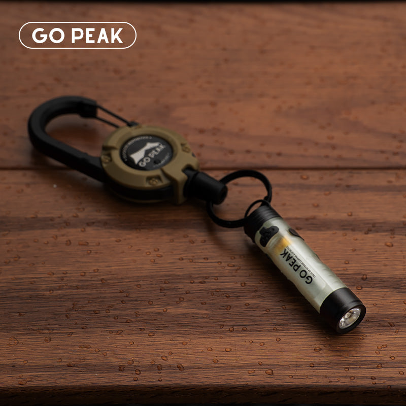 Gopeak Pocket Mini Flashlight, 5050 LED Outdoor Keychain Light for Emergency, Disaster Relief, Everyday Carry