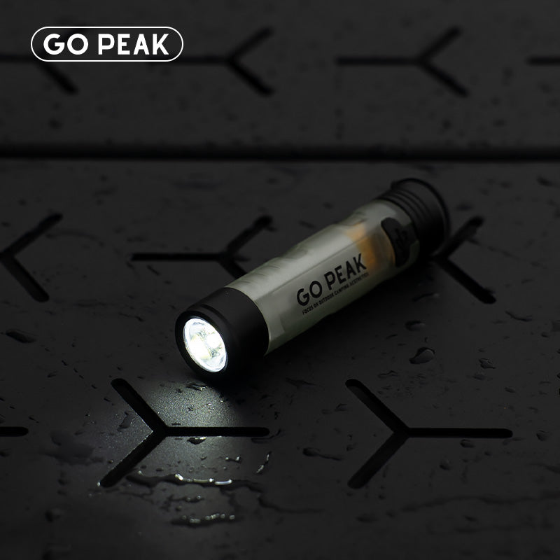 Gopeak Pocket Mini Flashlight, 5050 LED Outdoor Keychain Light for Emergency, Disaster Relief, Everyday Carry