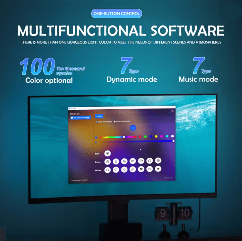RGB Gaming Lights Strip Monitor Backlight LED Sync For PC And Game Room 1