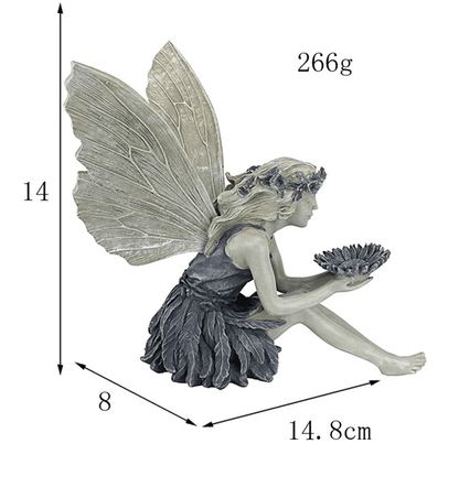 Fairy Statue Resin Angel Girl Garden Decoration Ornament 3