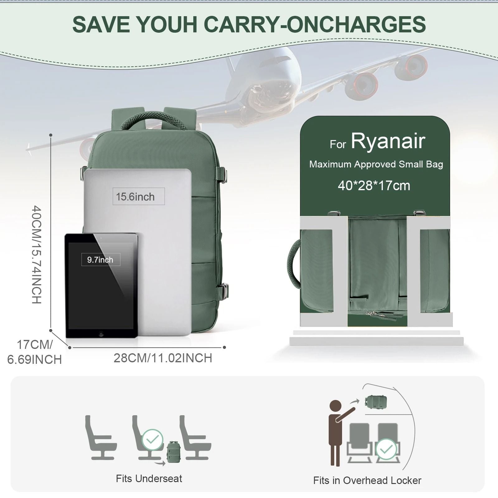Cabin Size Travel Backpack 1