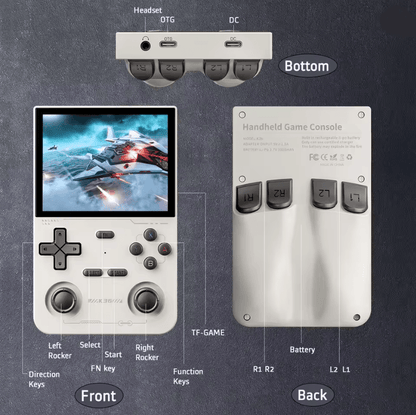 Retro Handheld Game Console With 16000 Games Open Source Emulator 35 Inch Screen 2