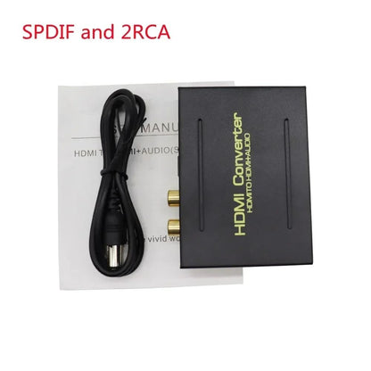 HDMI Compatible Audio Extractor Stereo Converter Audio Splitter Adapter For PS4 TV DVD And Home The 5