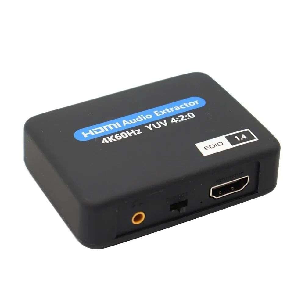 HDMI Compatible Audio Extractor Stereo Converter Audio Splitter Adapter For PS4 TV DVD And Home The 6