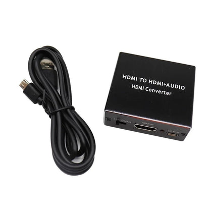HDMI Compatible Audio Extractor Stereo Converter Audio Splitter Adapter For PS4 TV DVD And Home The 7