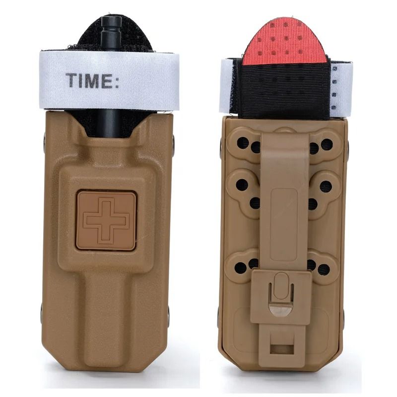Emergency Tourniquet Storage Pouch And First Aid Kit With MOLLE Attachment