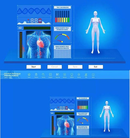 Portable Quantum Magnetic Body Health Analyzer With 54 Reports 4