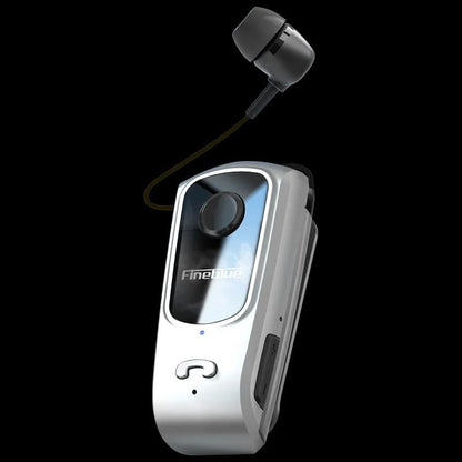 Mini Retractable Wireless Earphone With Clip Vibration Alerts And Bluetooth 50 4