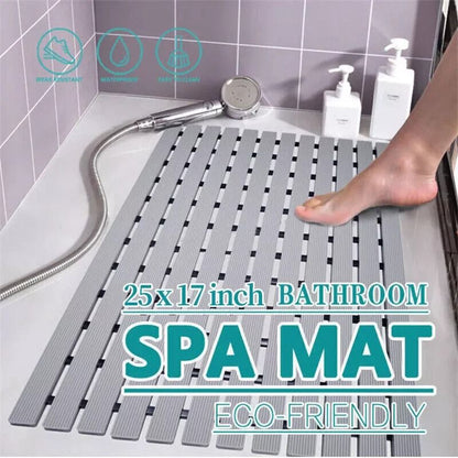 Premium Bath Mat Tub Shower Mat Non Slip PVC Bathroom Floor Pad Anti Bacterial Anti Slip Shower Pad 6