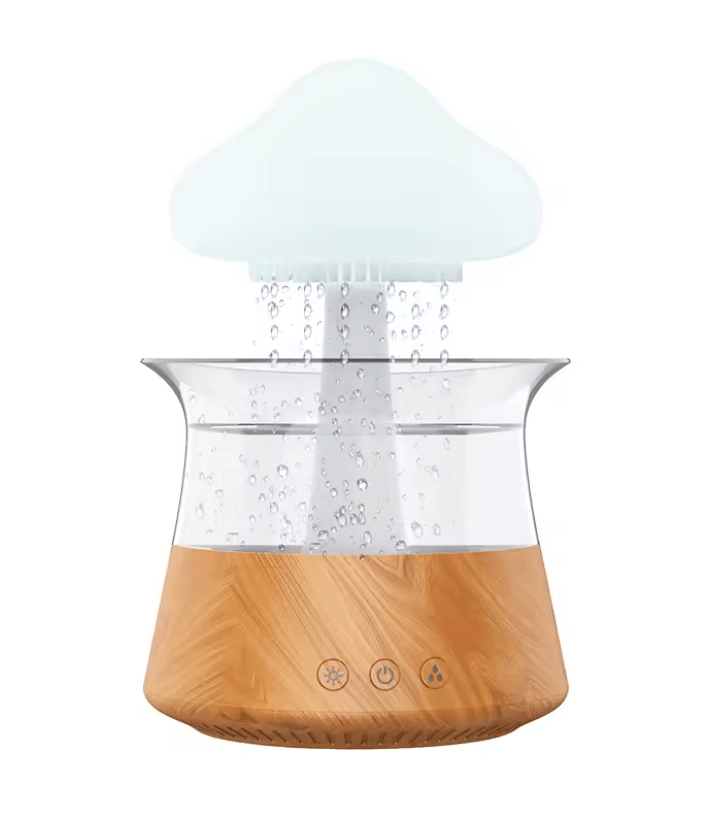 Cloud Rain Diffuser Humidifier Aromatherapy Machine With Colorful Lamp 4