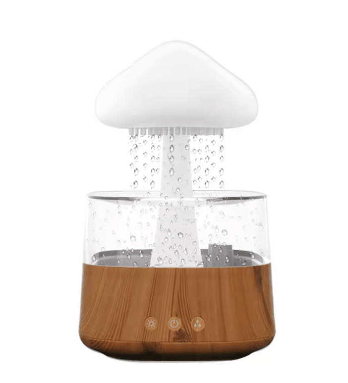 Cloud Rain Diffuser Humidifier Aromatherapy Machine With Colorful Lamp 6