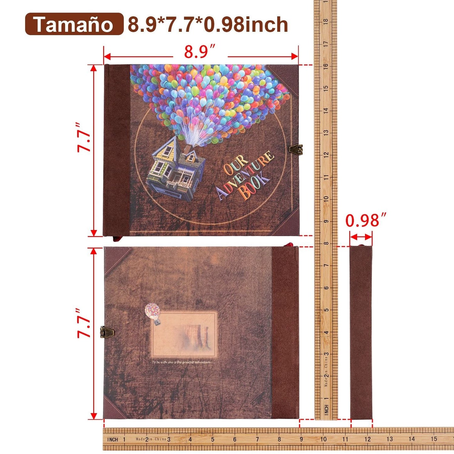 Retro Kraft Memory Scrapbook Album 146 Pages 4