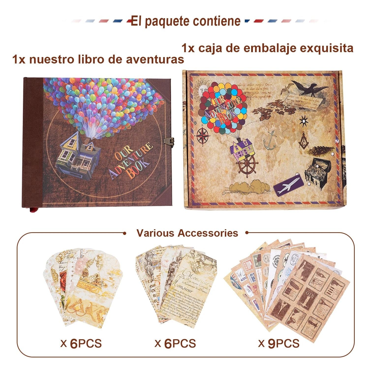 Retro Kraft Memory Scrapbook Album 146 Pages 5