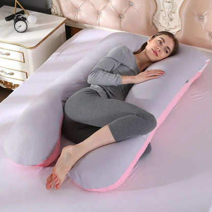 U Shaped Pregnancy Pillowcase Soft Cotton Cover 1