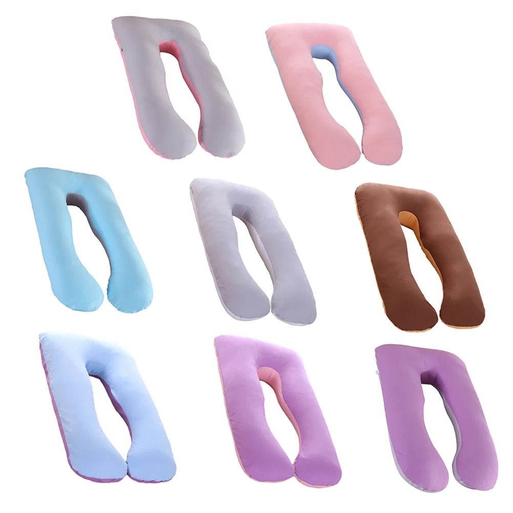 U Shaped Pregnancy Pillowcase Soft Cotton Cover 5