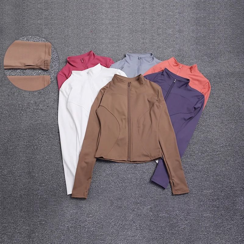 Women Sport Jacket Long Sleeve Fitness Shirt