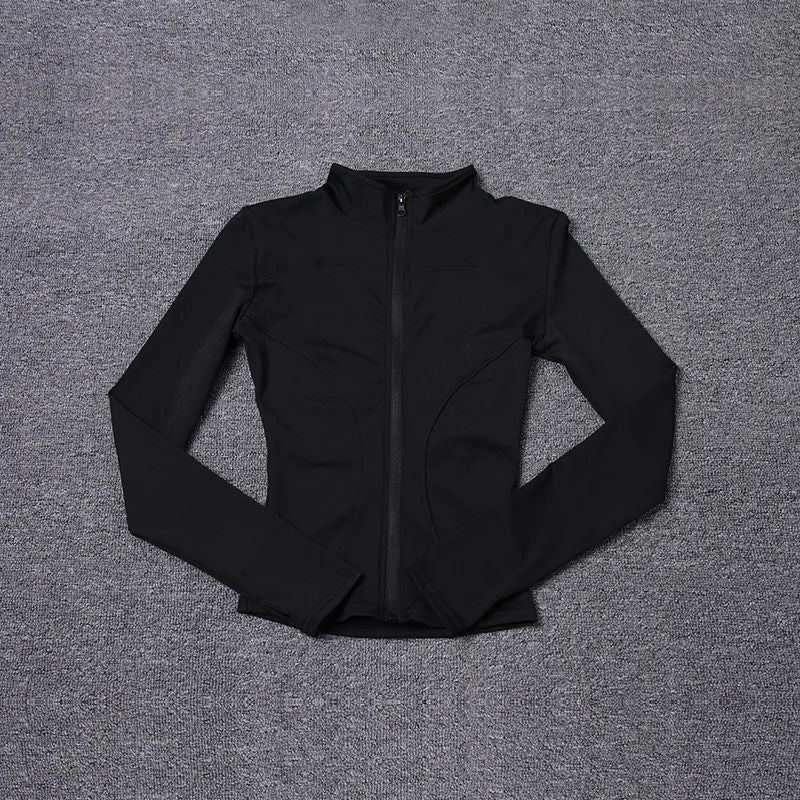 Women Sport Jacket Long Sleeve Fitness Shirt 1