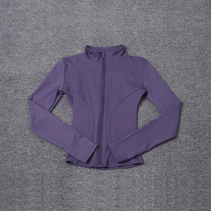 Women Sport Jacket Long Sleeve Fitness Shirt 4