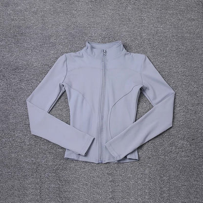 Women Sport Jacket Long Sleeve Fitness Shirt 5