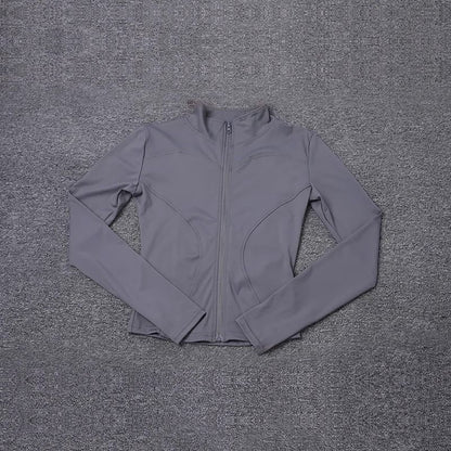 Women Sport Jacket Long Sleeve Fitness Shirt 8